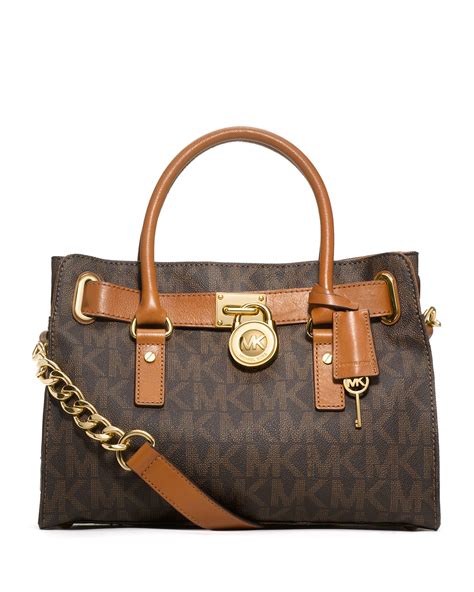 michael kors logo satchel